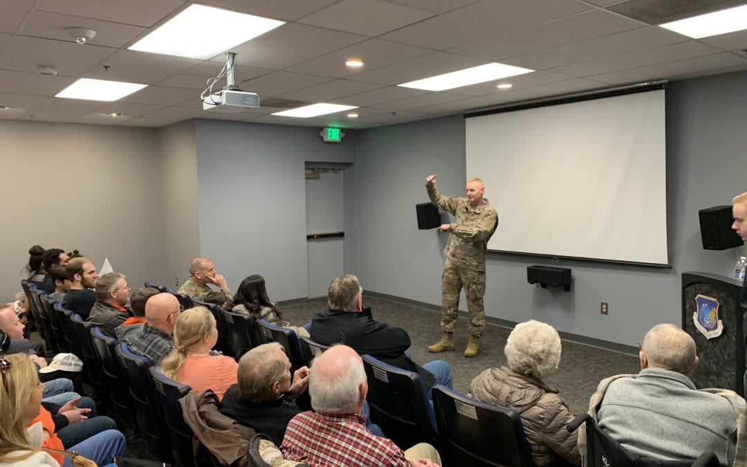 Hill Air Force Base Commander, Col Jon Eberlan, Speaks at Plane Talk
