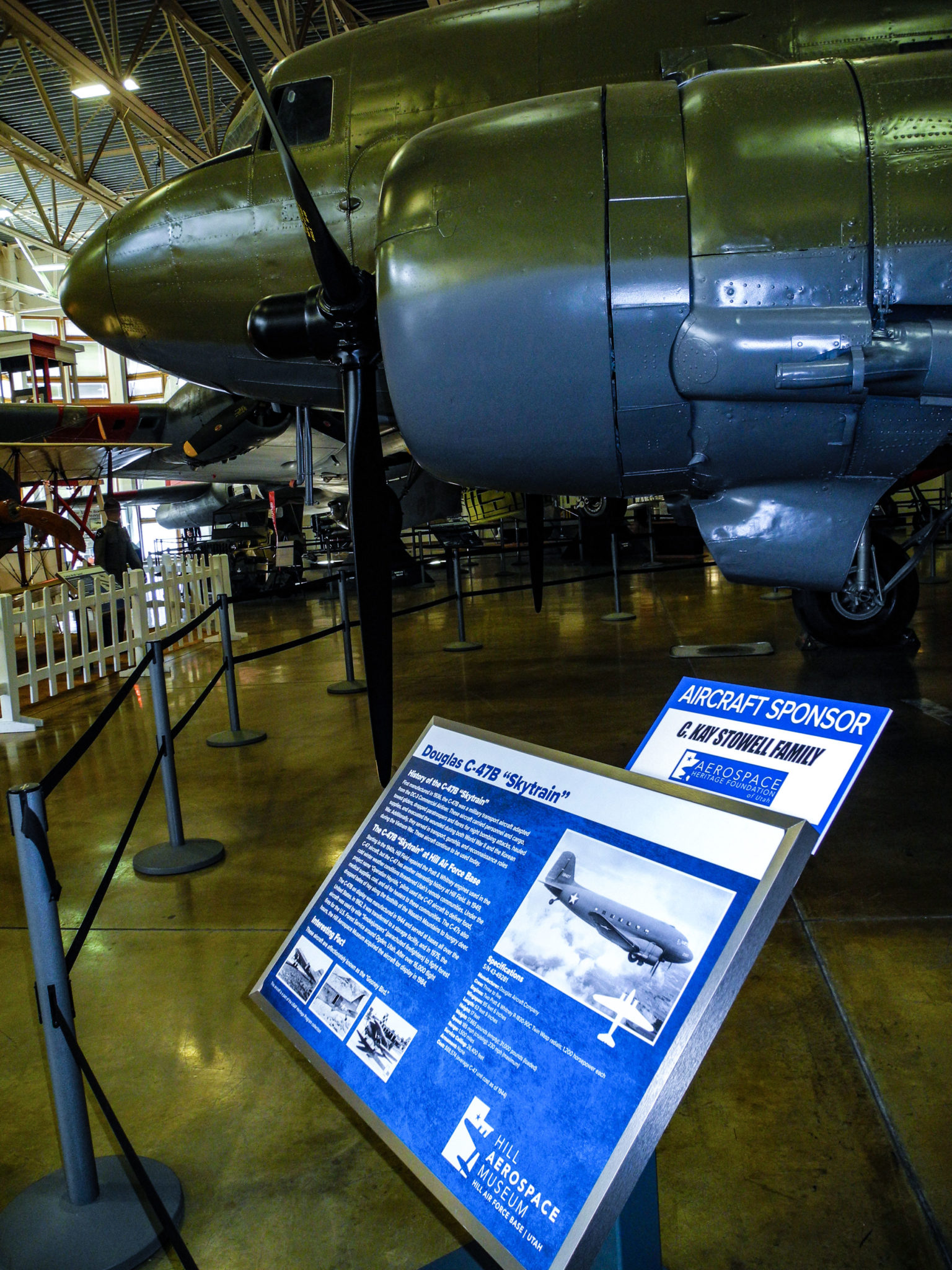 Sponsored Lockheed SR-71 Blackbird at Hill Aerospace Museum